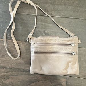 Small cross body leather bag